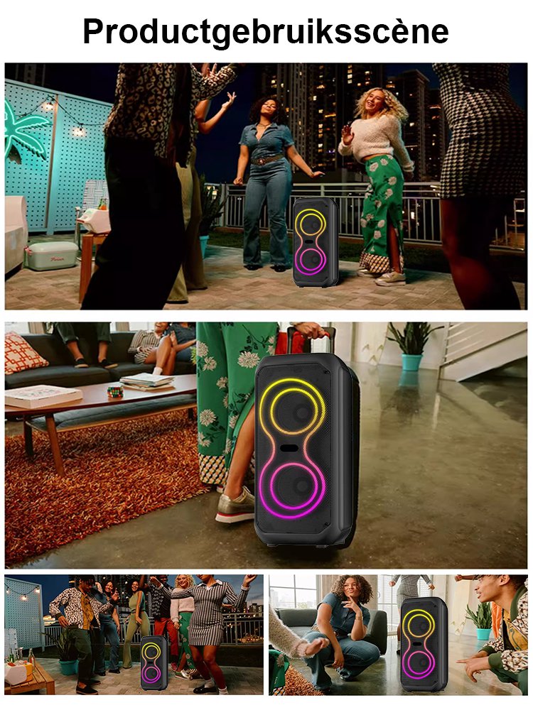 【Microfoon verzenden】Draadloze Bluetooth-luidspreker met diepe bas