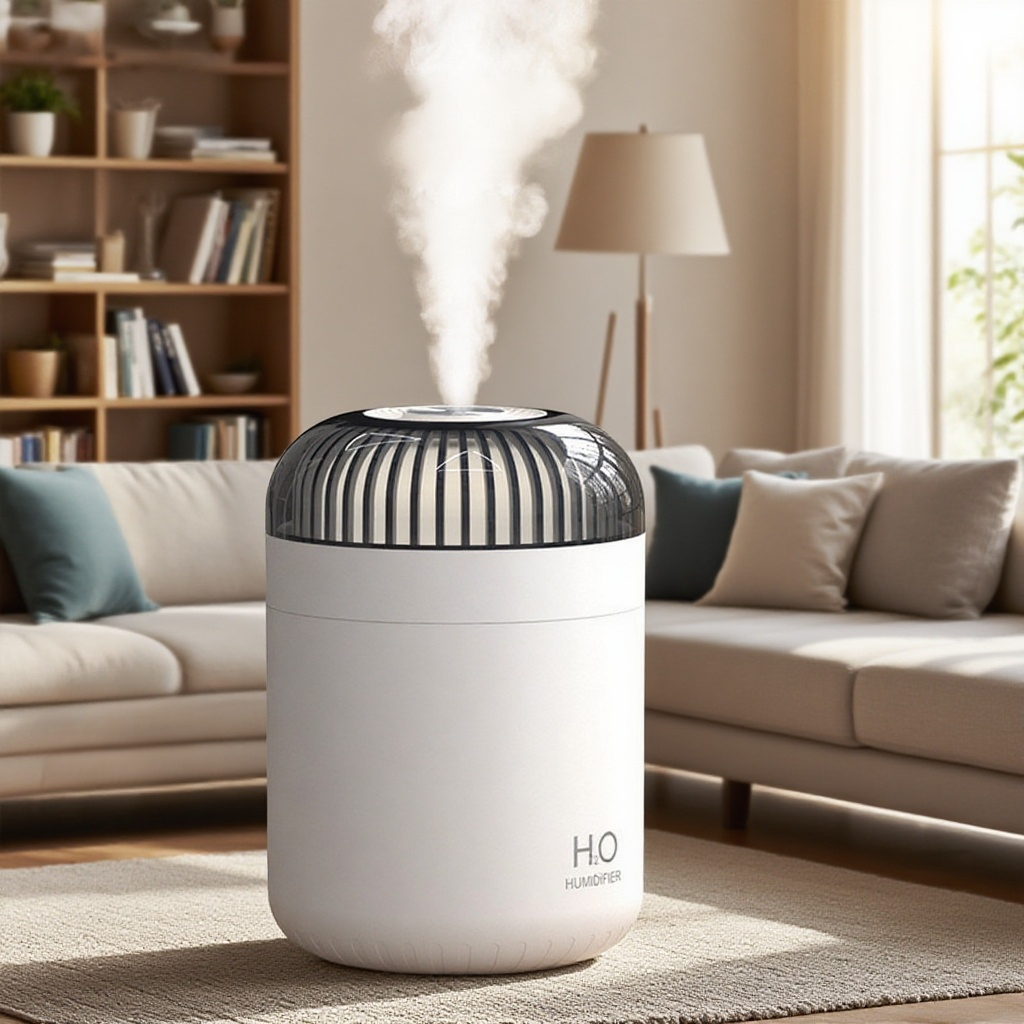 무지개 빛 공기 가습기