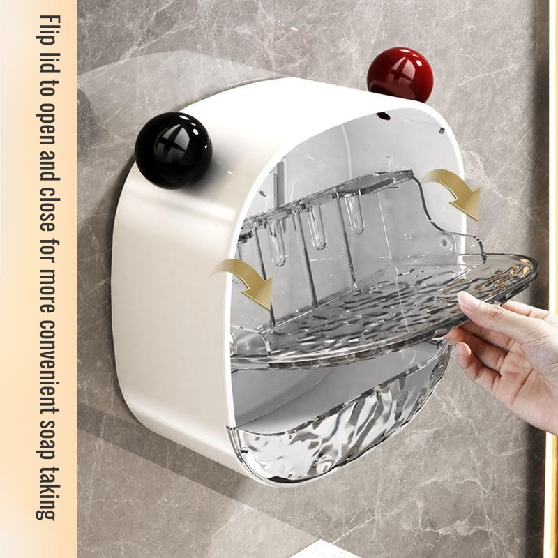  Nástěnná mýdlenka do koupelny v lehce luxusním stylu