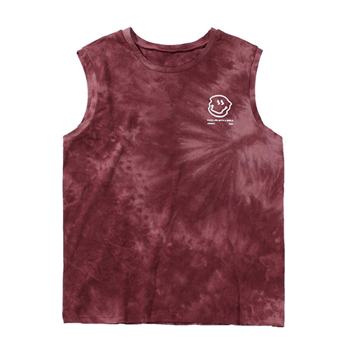 タンクトップタンク メンズノースリーブシャツ 夏服 トップス プリント アメカジ