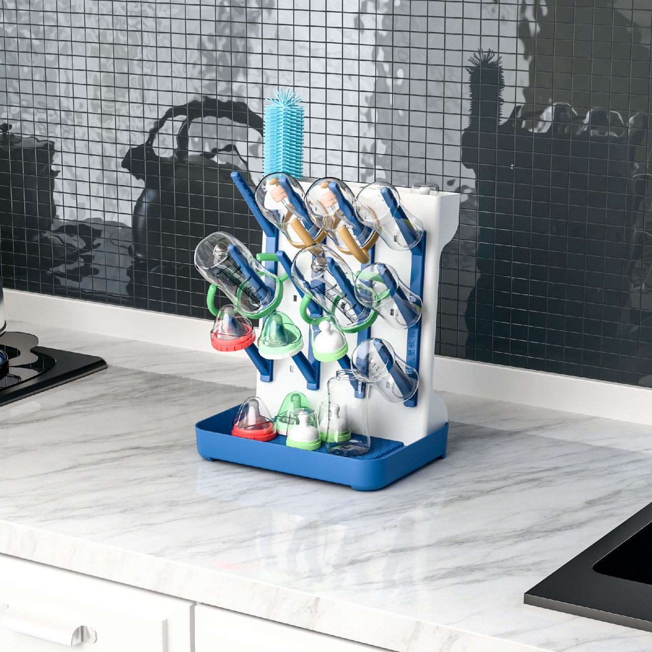 ボトル排水ラック乾燥ラックボトル水コントロールフィルターブラケットおしゃぶりボトルラック収納ラック