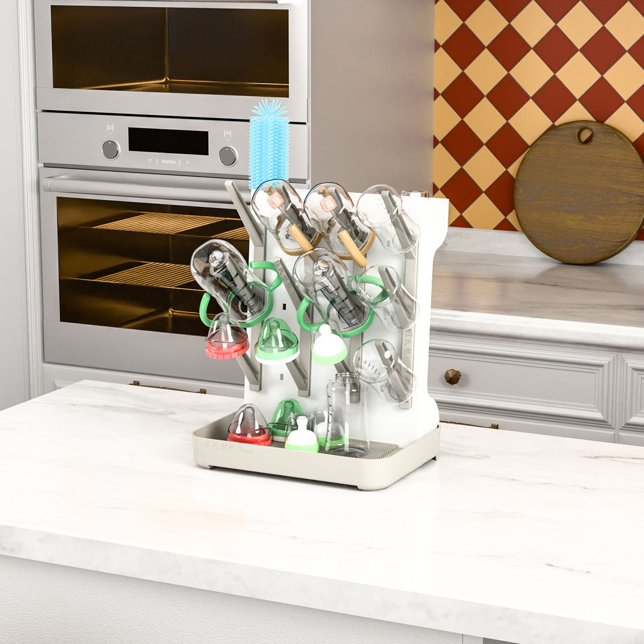 ボトル排水ラック乾燥ラックボトル水コントロールフィルターブラケットおしゃぶりボトルラック収納ラック