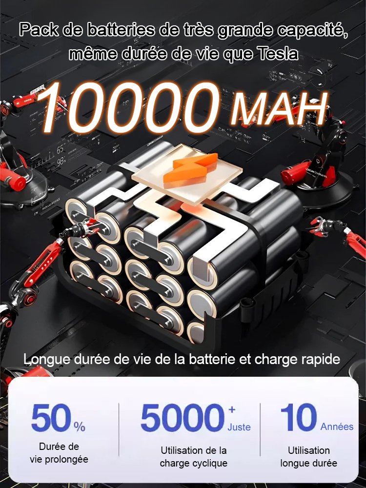 Tondeuse à gazon portable avec batterie au lithium