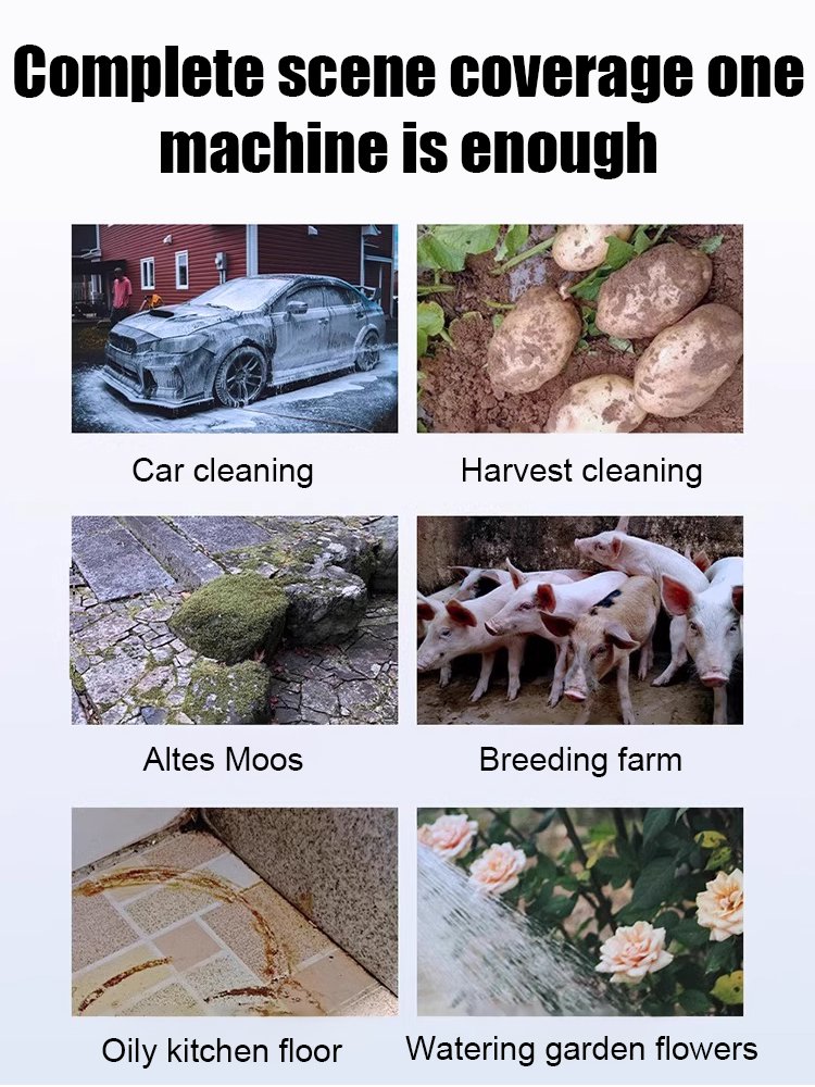 High pressure car wash gun