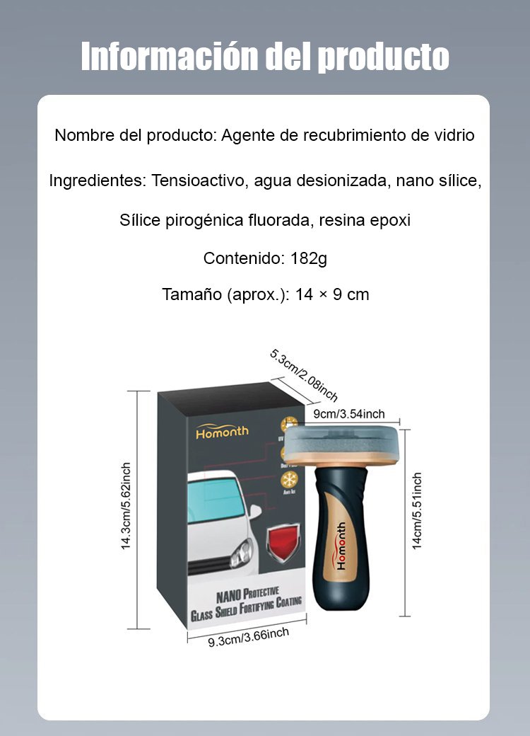 Revestimiento de protección de vidrio nano.