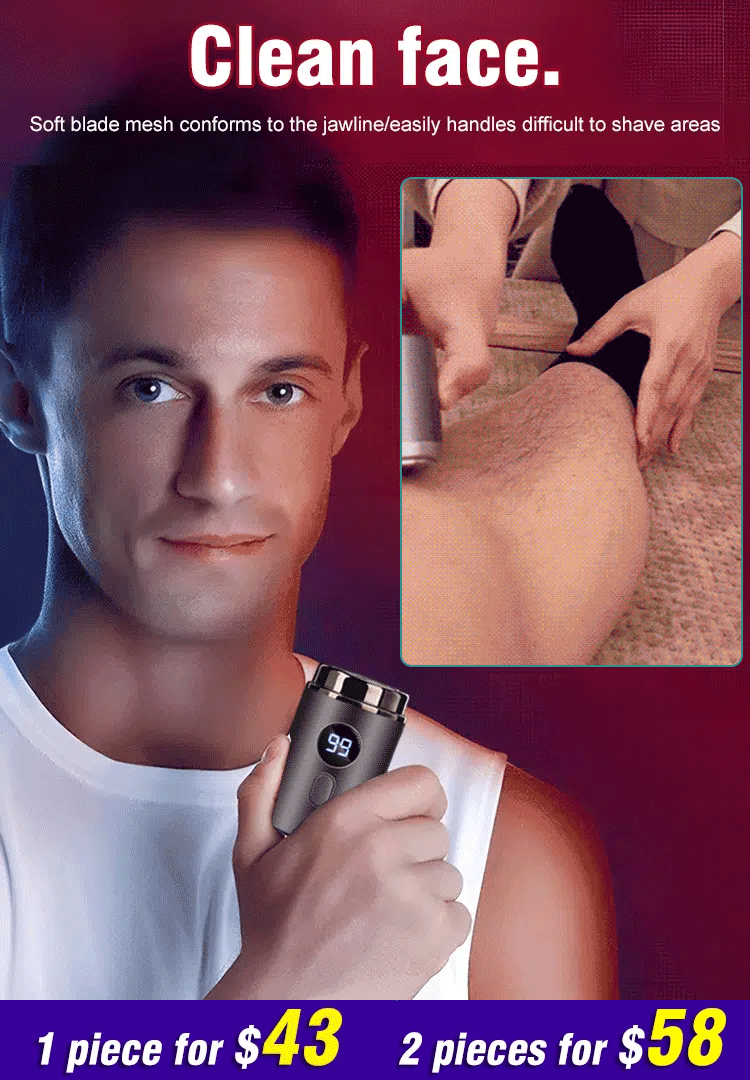 Electric shaver, super clean, full body washable beard shaver