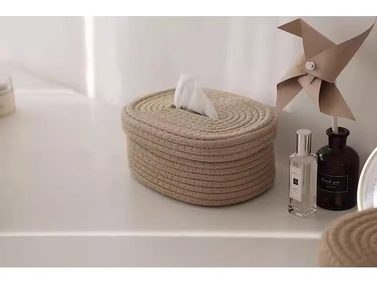 Multi-purpose tissue holder for modern home decor