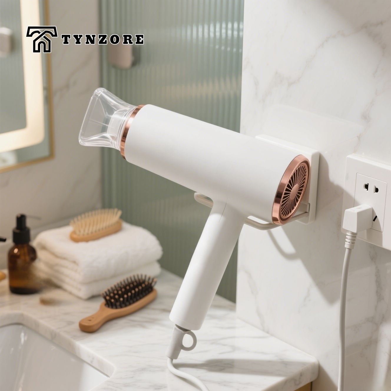 빠른 건조를 위한 강한 바람 속도의 헤어드라이어