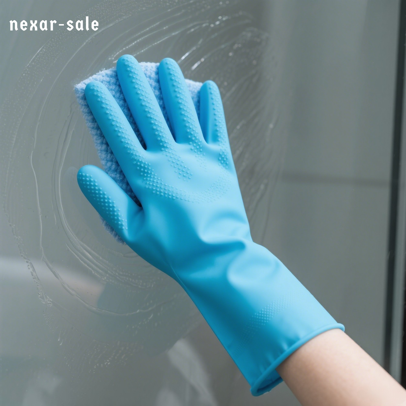 Verlängerte Latex-Küchenhandschuhe (5 Paar)