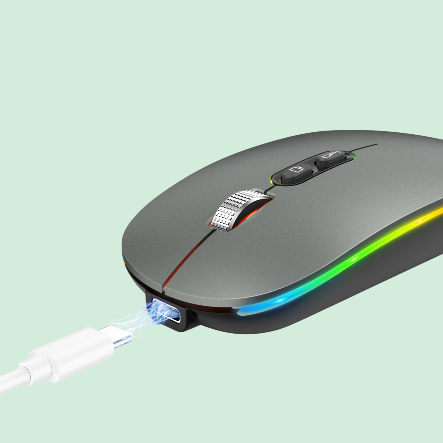 Tigercat M103 ワイヤレスマウス Bluetooth デュアルモード オフィス デスクトップ コンピュータ ノートブック マウス 充電式