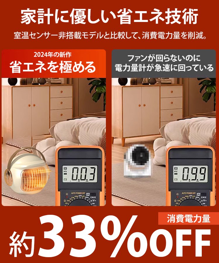 【PSE認証】3秒速暖ヒーター、省エネの王様です、24時間で電気代はたったの10円！3秒で120平方メートルを加熱！