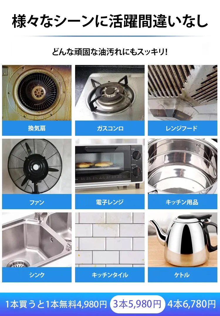 油汚れクリーナー