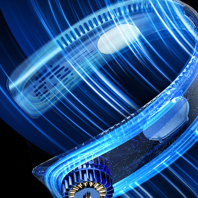 安全な羽根なし設計のファン商品写真