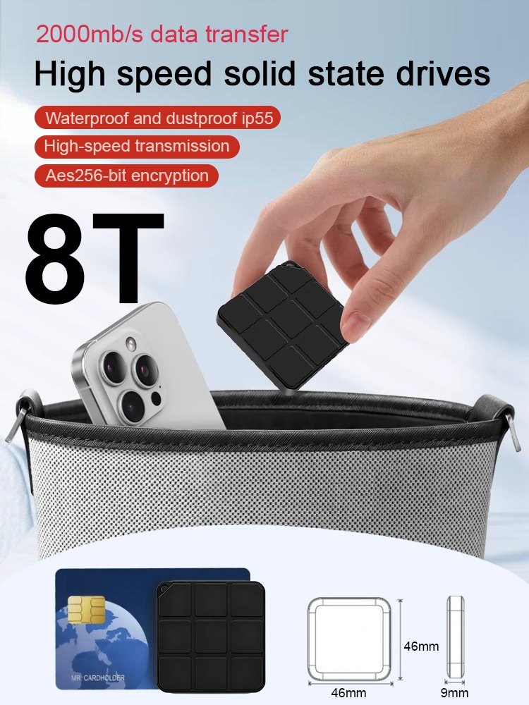 2000MB/s high-speed external mobile expansion solid-state hard drive