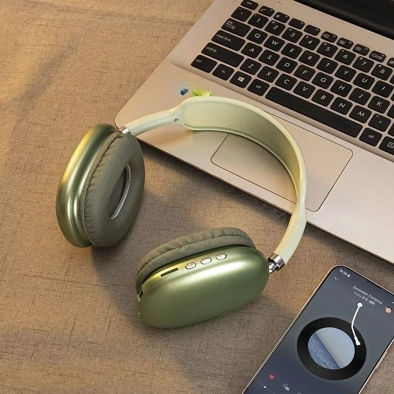 Bluetooth photography props retro futuristic headset headphones