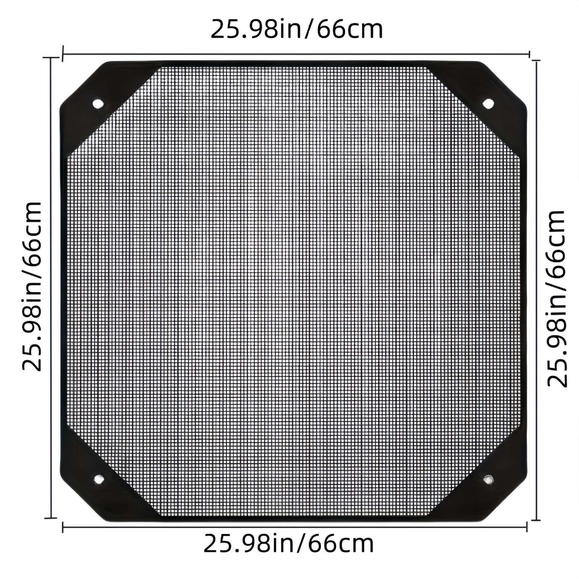 Easy install outdoor air conditioner protective net