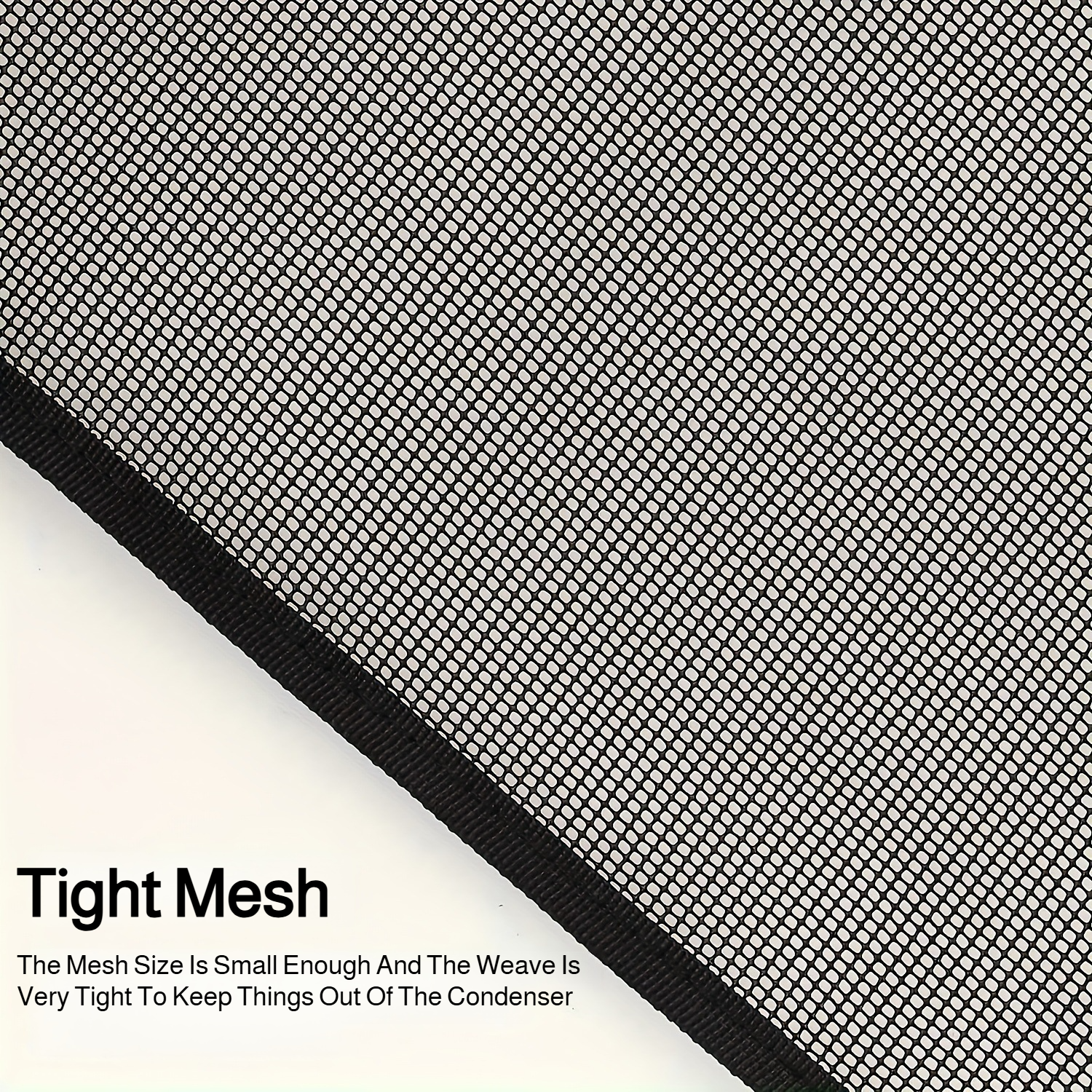 Weather-resistant AC unit cover net in garden