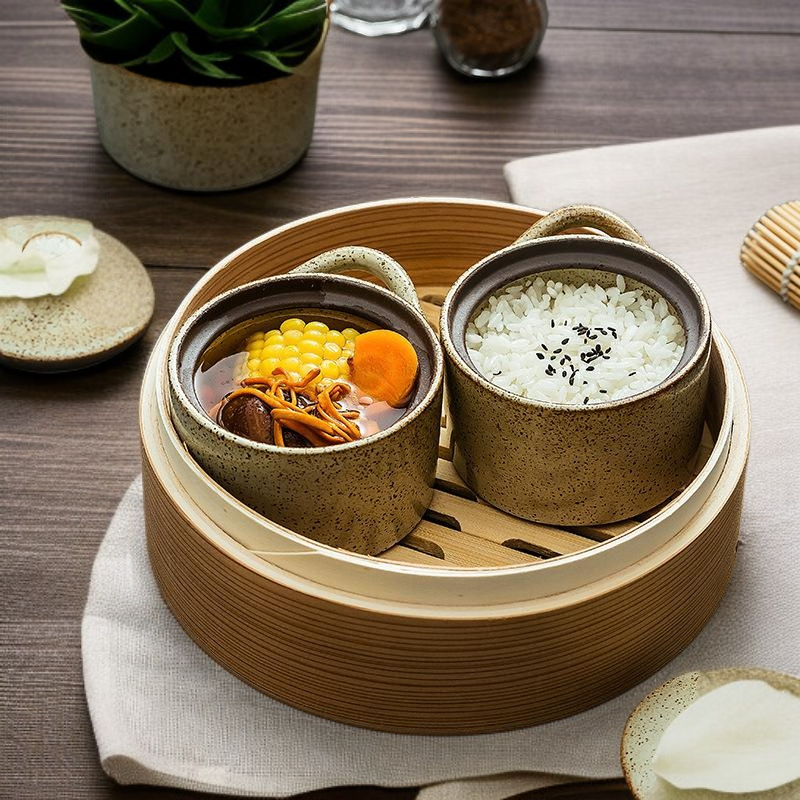 가정용 뚜껑 도자기 스튜