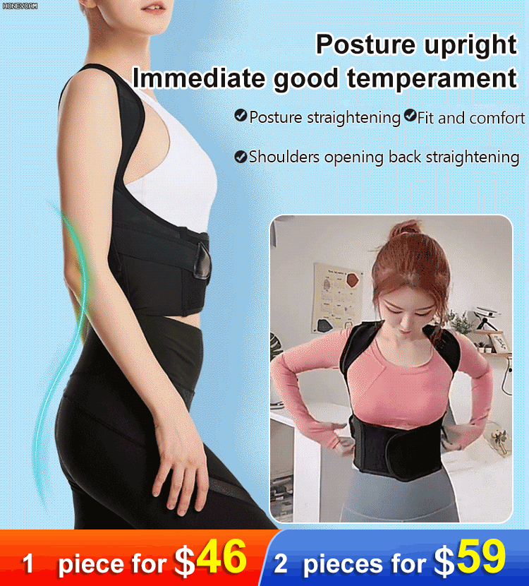 Professional posture correction belt