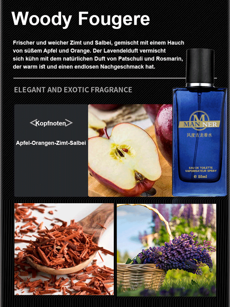 Lang anhaltender, ozeanischer Duft für selbstbewusste Männer.