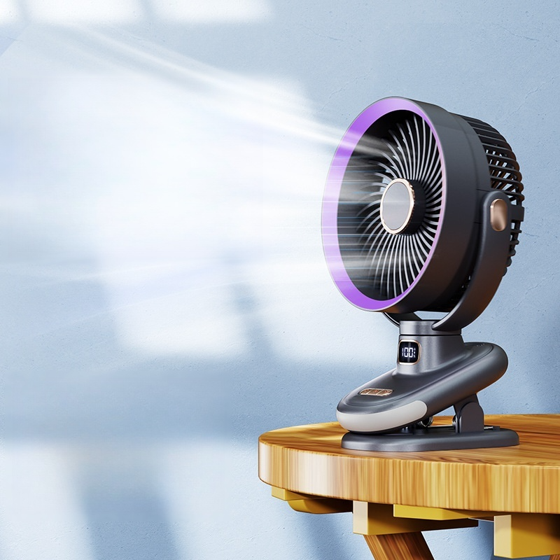 ポータブルクリップ式扇風機