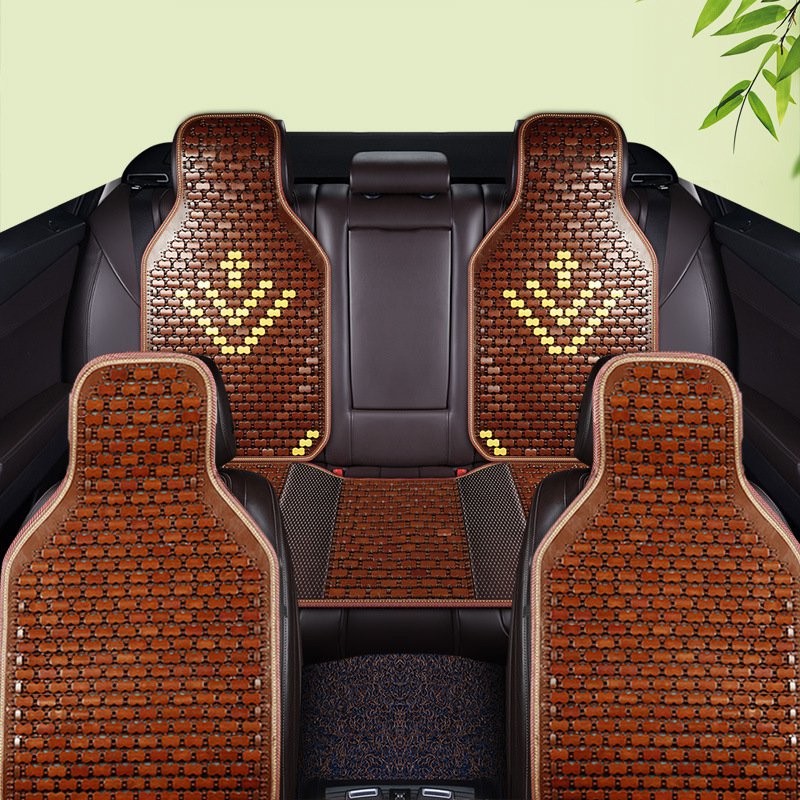 Car seat cushion summer cool mat breathable bamboo car rear seat cushion