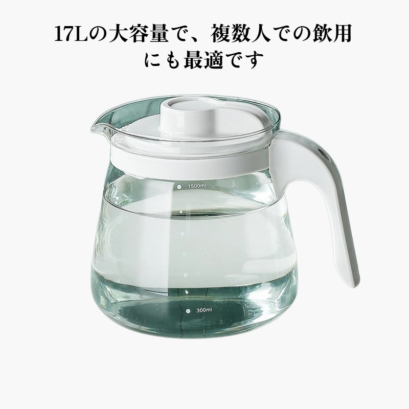 家庭用ガラス冷水差し