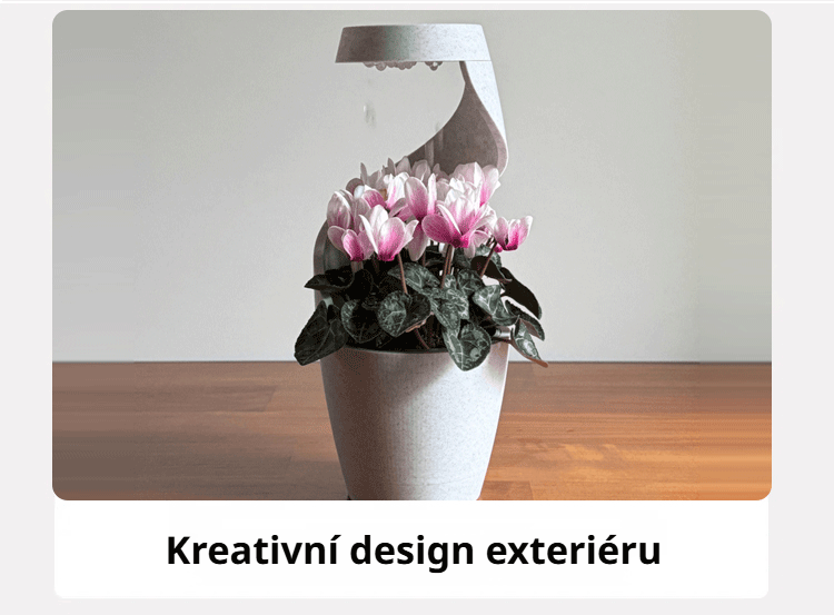 Váza dešťová kapka v minimalistickém prostředí