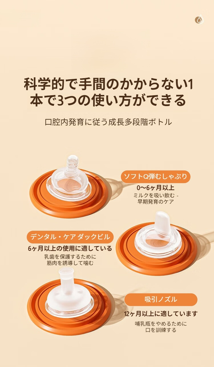 1歳児が水を飲む様子