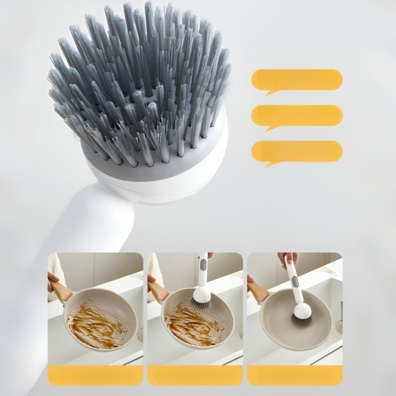 Cepillo de olla de mango largo Kitchen Plus