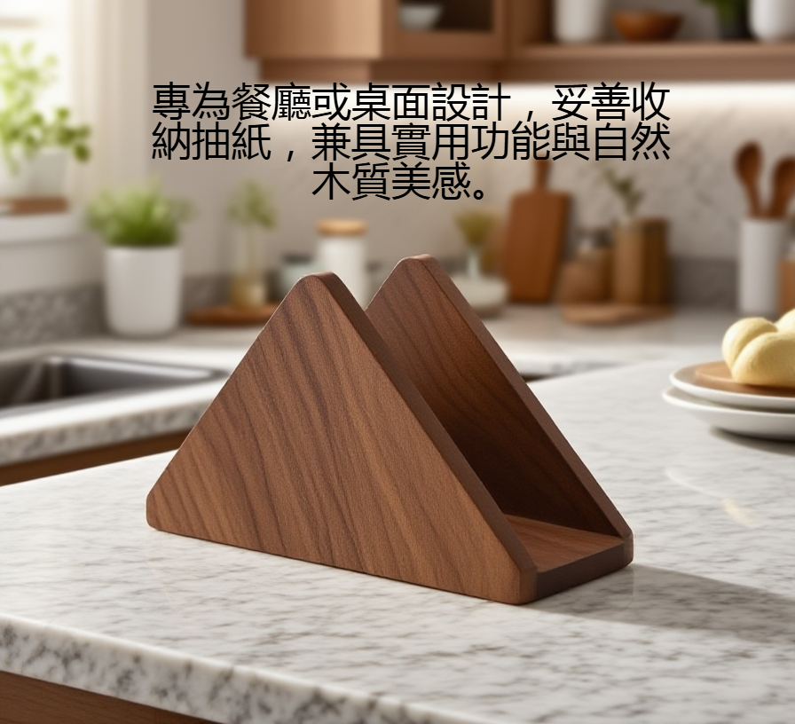 餐巾紙收納架細節特寫