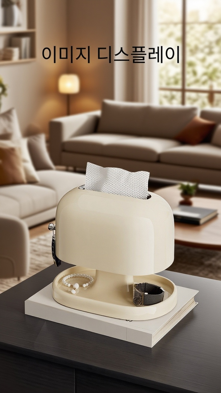 깔끔한 인테리어를 위한 모던한 휴지통