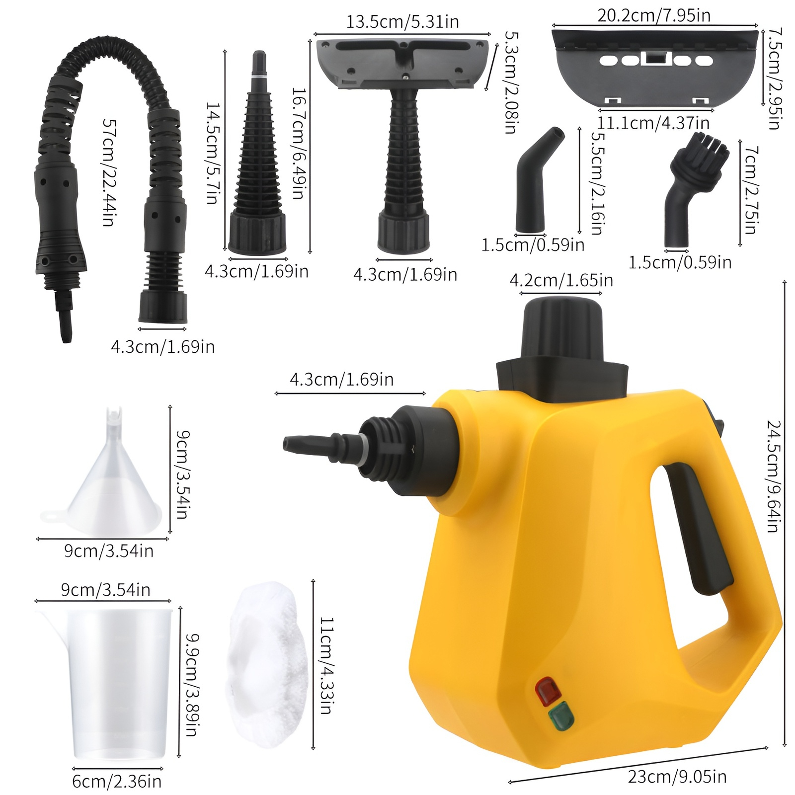 JMY スチームクリーナー 小型家庭用ハンドヘルド高温キッチンスチームクリーニングマシン