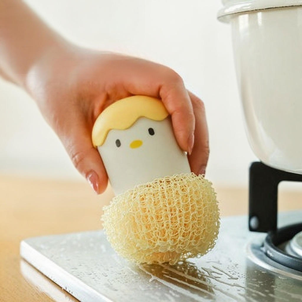 Kreatív Szálas Kefe Tojáshéj Formában