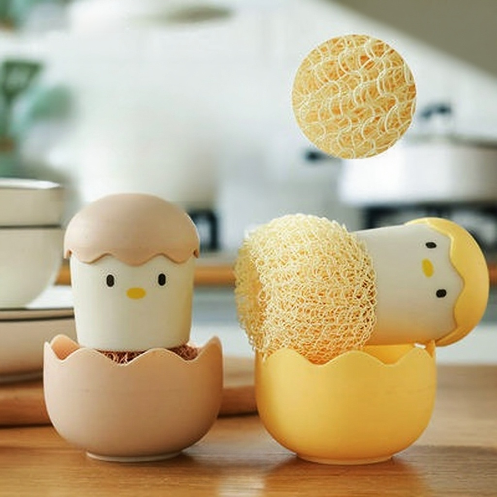 Kreatív Szálas Kefe Tojáshéj Formában