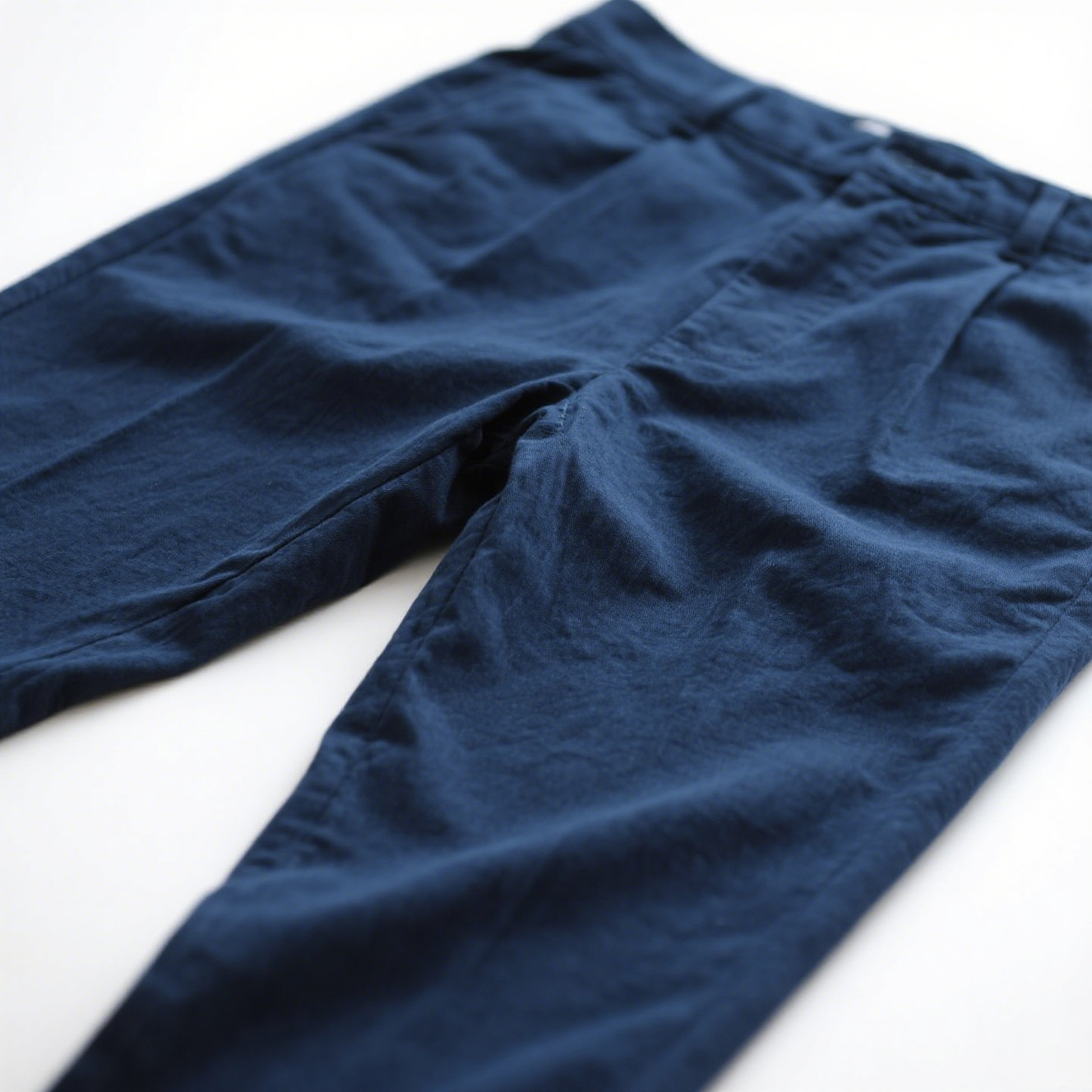 メンズカジュアル通気性ストレートパンツ全体画像