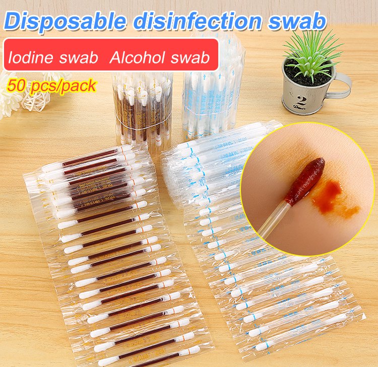 Iodophor Cotton Swab