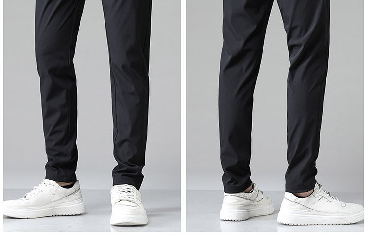 伸縮性抜群のストレッチメンズパンツ生地感