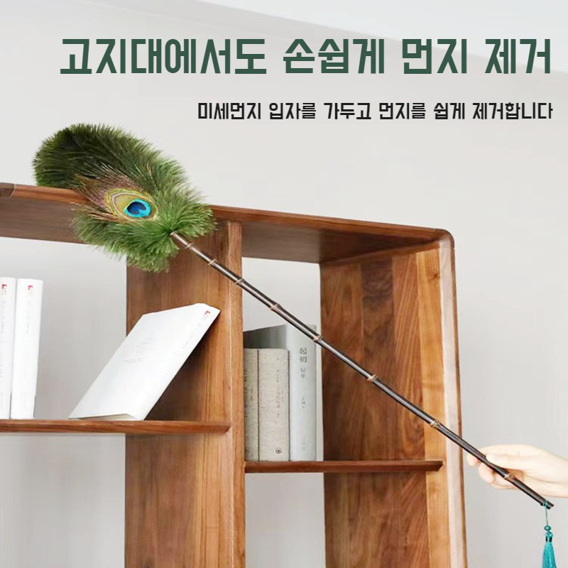가정용 먼지떨이 피콕 빈티지 먼지떨이 암호화 청소 타조 먼지떨이