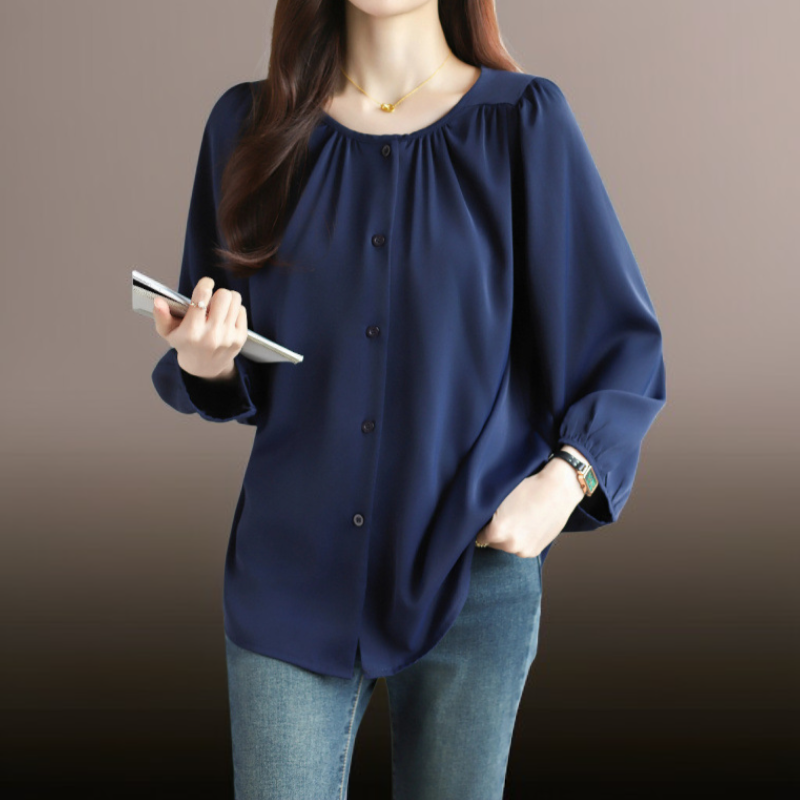 السيدات قميص فانوس الأكمام