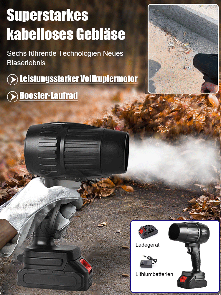 【Industrieklasse】Hochleistungs-Wireless-Gebläse