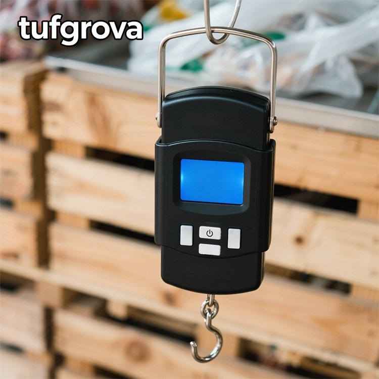 Báscula portátil de alta precisión pesando joyas