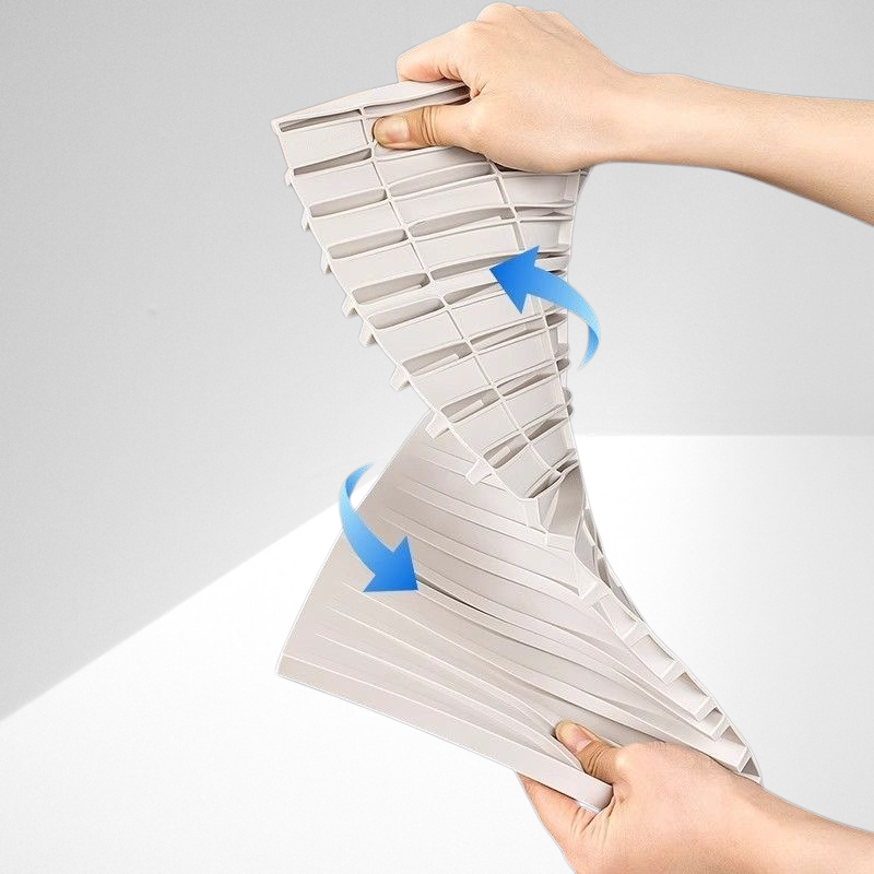 可折疊矽膠斜坡水槽瀝水墊