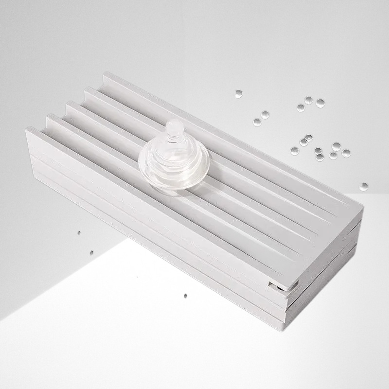 可折疊矽膠斜坡水槽瀝水墊