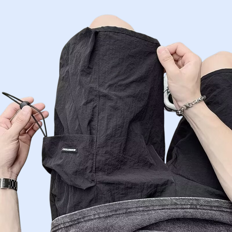 شورت رجالي عملي خفيف وجاف بسرعة