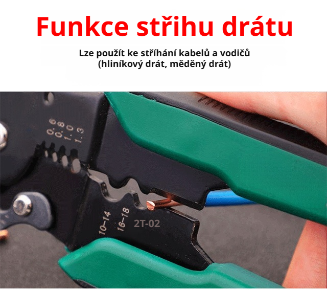 Kvalitní materiál multifunkčních elektrikářských kleští