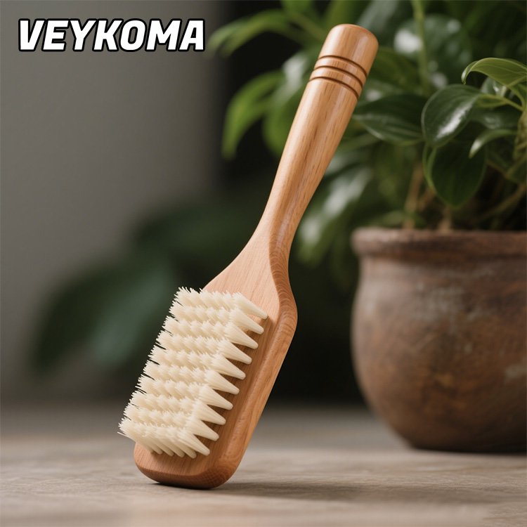 친환경 소재 나무 브러시 디테일