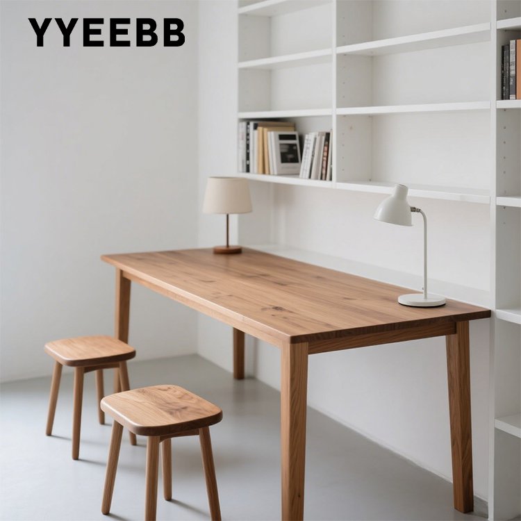 Biurko z bali do gabinetu lub jadalni