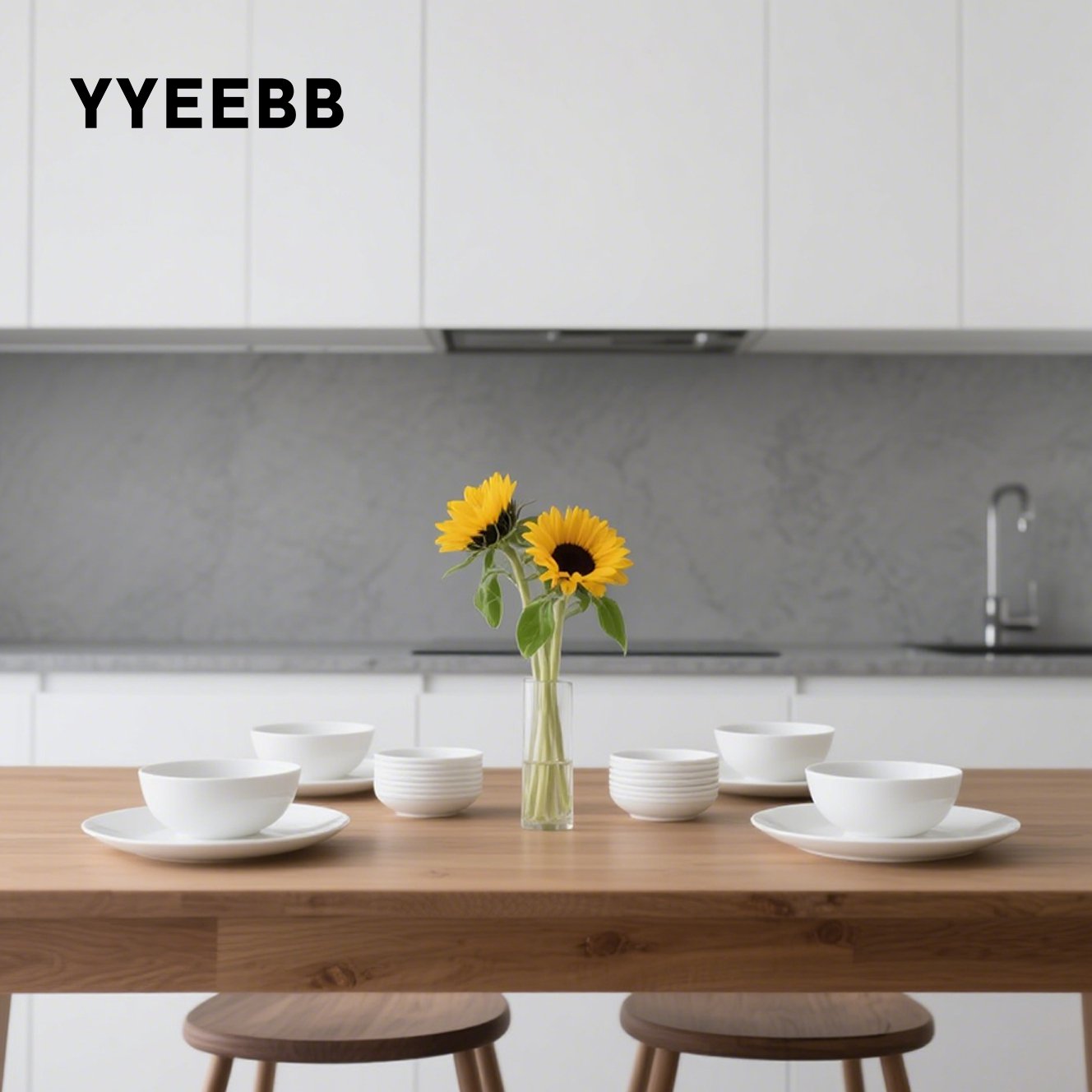 Stół jadalny z bali w stylu domowym