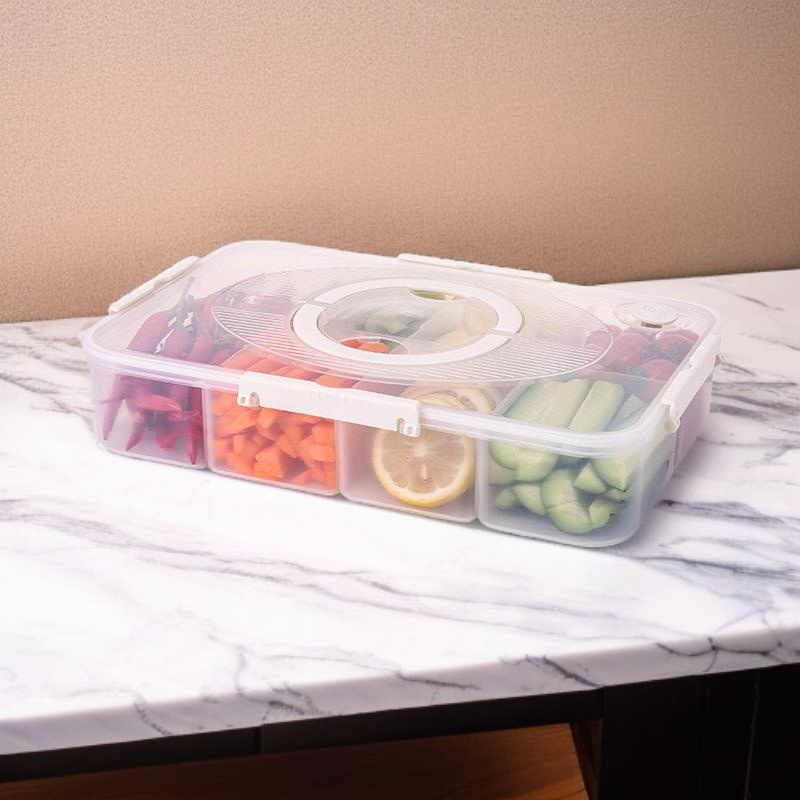 الغذاء الصف مربع مع غطاء تقسيم شعرية جديدة لحفظ